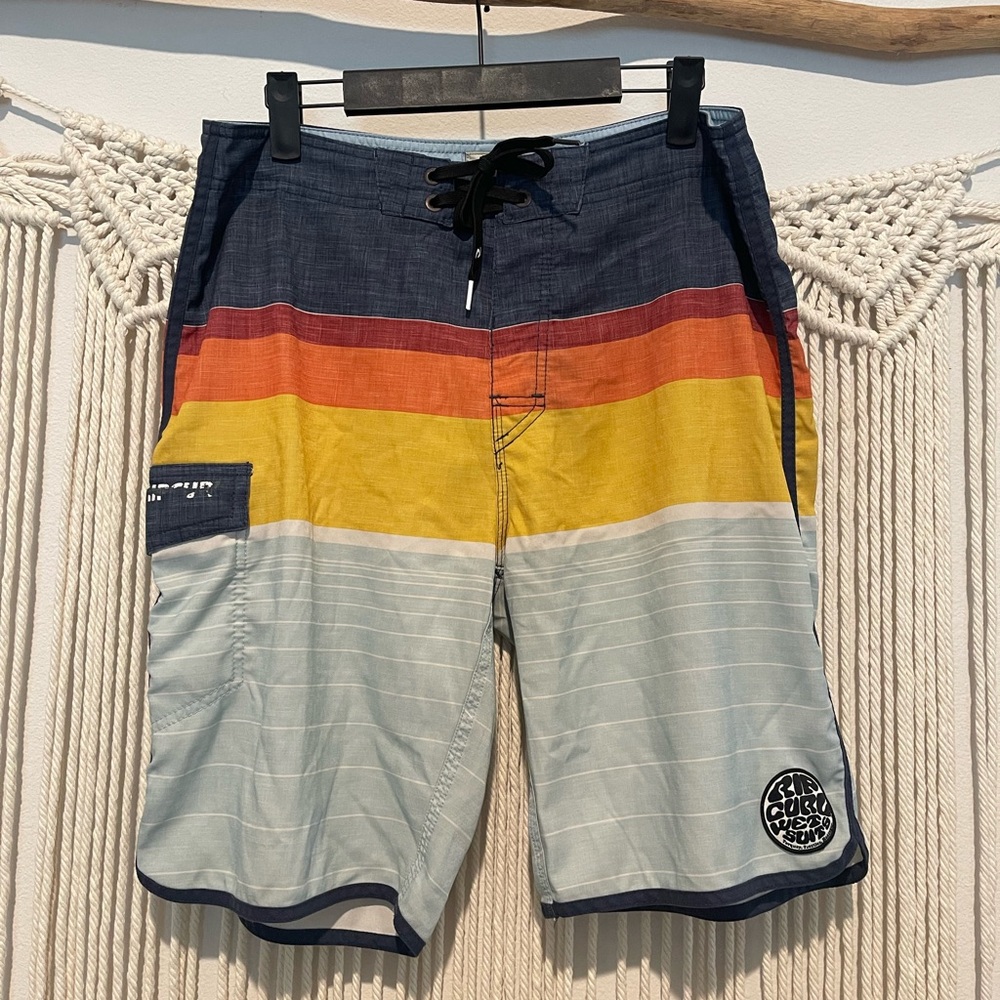 Rip Curl Surf Craft Summer Board Shorts Sz 32